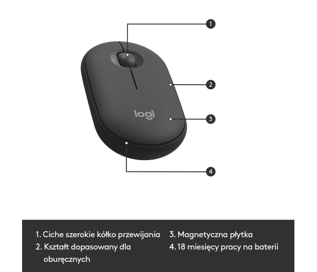 Logitech MK470 grafitowy - 514943 - zdjęcie 12